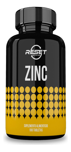 Reset Nutrition Zinc Sistema Inmune  Hipertensión| Minerales 100 Tabletas