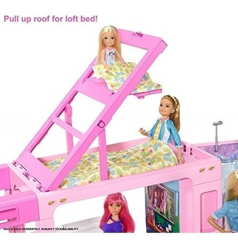 Barbie 3 en 1 dreamcamper vehículo 