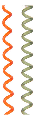 Y 12pcs Resorte De Plástico Espiral Llavero Retráctil Clips