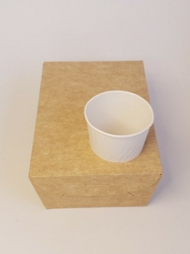 50 Caja Con Portavaso Para Take Away De Café 23x15x7,5cm Dx