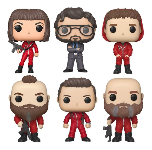 Funko Pop Netflix* La Casa De Papel Money Heist  Set