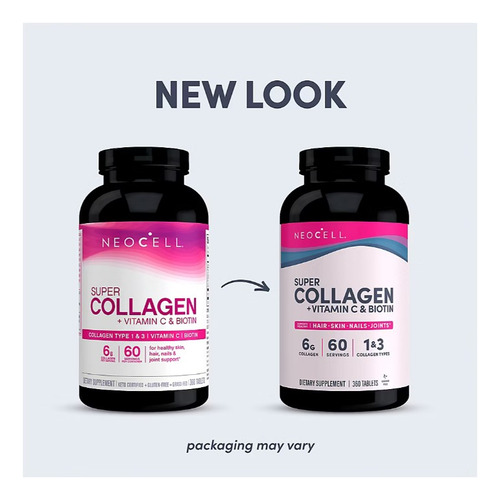 Neocell Super Collagen 1 E 3 + Vitamin C & Biotin 360 Tablet