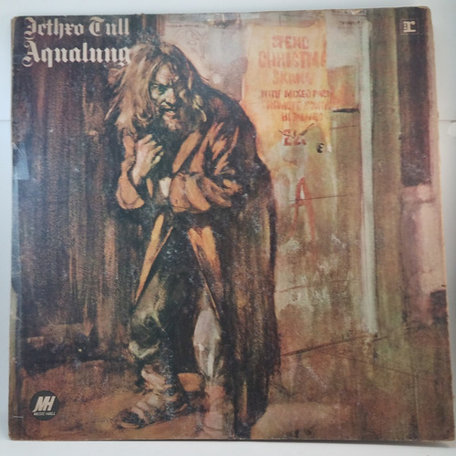 Jetrho Tull - Aqualung  Vinilo Lp 1971  Mb+ (tapa Con Cinta)