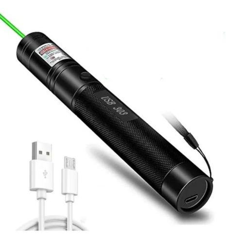 Puntero Láser Recargable Usb V8