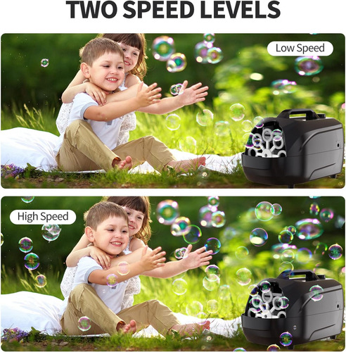 Temi Bubble Machine Soplador Automático De Burbujas Actualiz