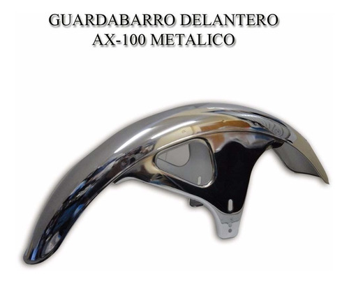 Guardabarro Ax-100 Delantero Metalico