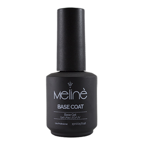 Esmalte Semipermanente Base Coat Meline Gel Uv Led X 15 Ml