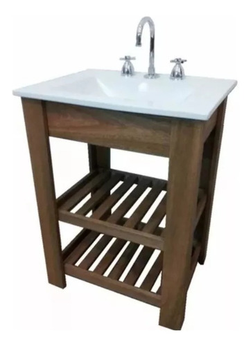 Vanitory De Madera 50 Con Bacha