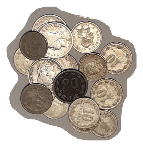 Argentina Moneda Nacional 5, 10, 20 Cen Varios Años Lote X18