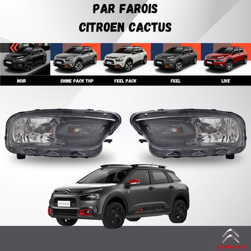 Par Farol Citroen C4 Cactus 2019 2020 2021 2022 2023 2024