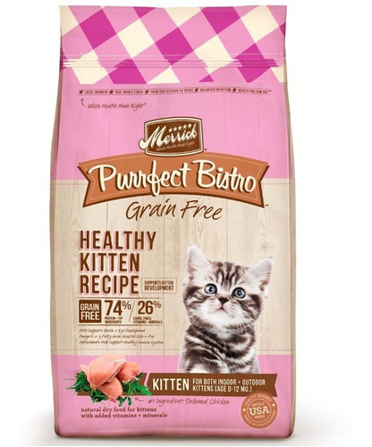 Merrick Purrfect Bistro Alimento Seco Para Gato Kitten 3.1kg