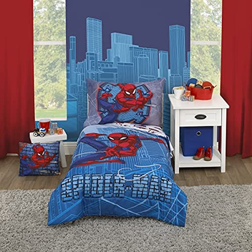 Marvel Spiderman Wall Crawler Red, White, And Blue Spider We