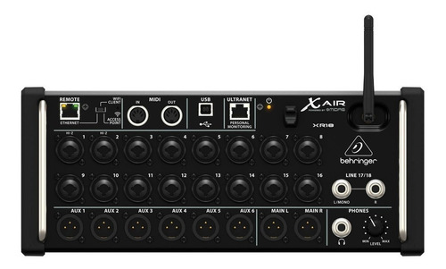 Console Behringer Xr18 X Air 12 Buses 18 Canais Wifi 100v/24