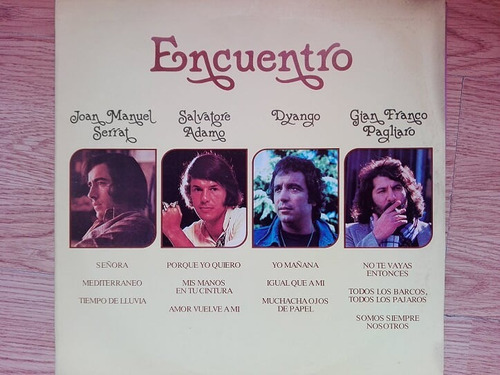 J. M. Serrat - S. Adamo - Dyango Y Otros  (vinilo Usado)