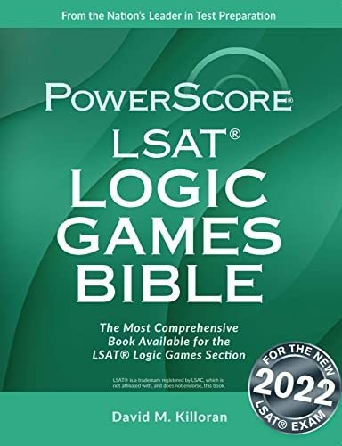 Book : The Powerscore Lsat Logic Games Bible (powerscore...