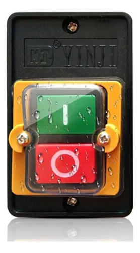Interruptor De Arranque Y Parada Impermeable Kao-5 Botón 2pk
