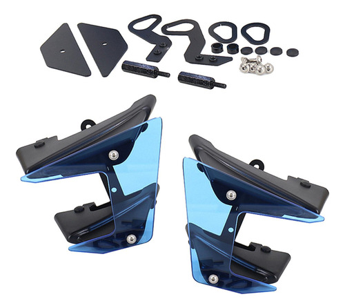 Reemplazo De Alerones Downforce Para Yamaha Mt09 Sp Azul