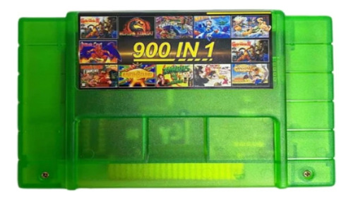 Cartucho Super Snes Juego Cnsd Extraibl Clear Green