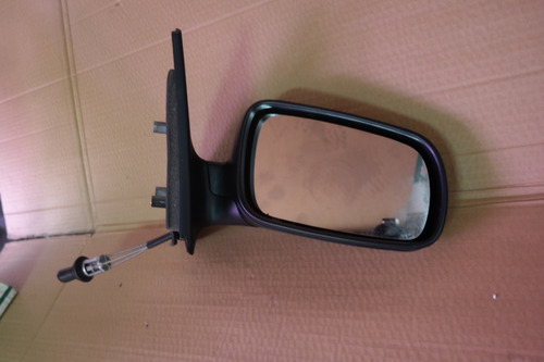 Retrovisor Vw Gol 2001-2008 Derecho Negro Con Guaya.