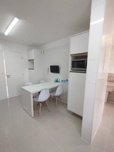 Apartamento Mobiliado Com 3 Dormitórios À Venda, 128 M² Por R$ 899.000 - Centro - Santo André/sp - Ap5811