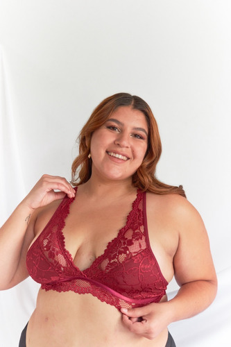 Bralette De Encaje Tipo Top Modelo Emma