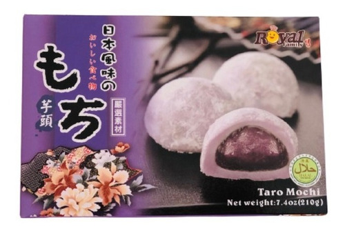 Imagen 1 de 1 de Dulce Japones Mochi Taro 1 Caja 210g Royal