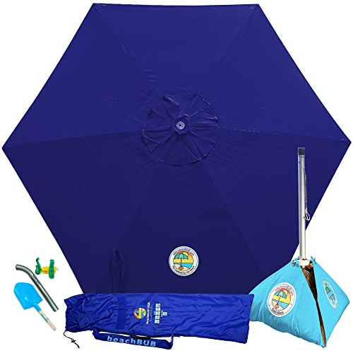 All-in-one Sistema Parasol De Playa. Incluye 7 'kit (50+ Upf