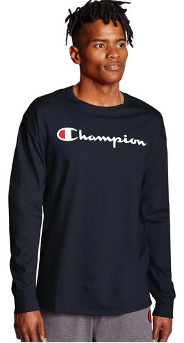 Polera Hombre Champion Classic Graphic Long Sleeve Tee