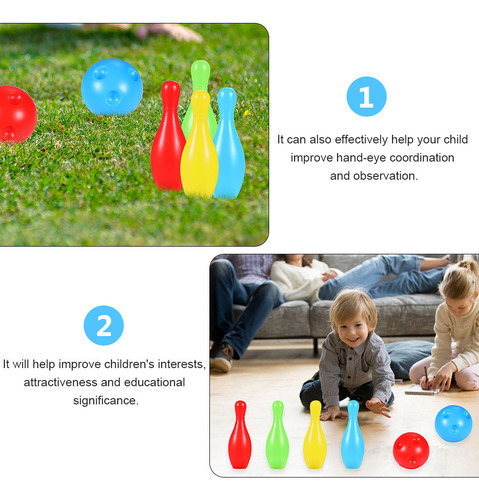 1 Juego De Bolos Para El Hogar, Resistente Al Desgaste, Jugu