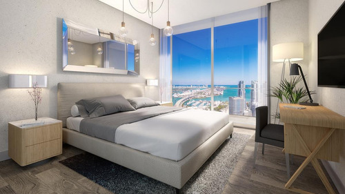 Imagen 28 de 30 de Venta. Departamento 2 Amb 94m2. Con Amenities Y 2 Balcones Al Oceano. En El Centro De Miami.