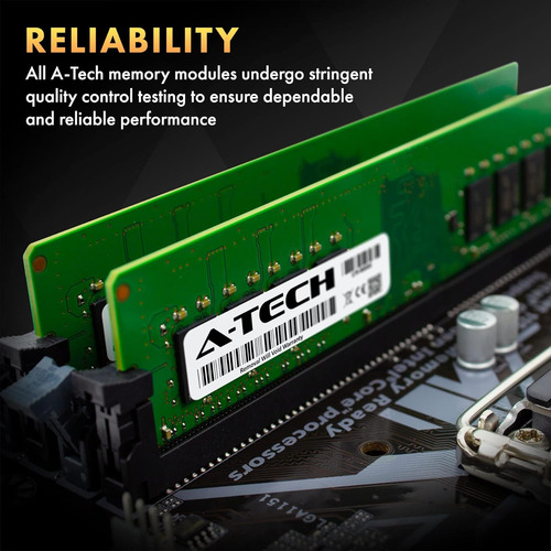 Memorias Ram A-tech, 2 X 8 Gb, Ddr4 2666 Mhz, Udimm, Cl19