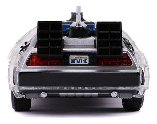 Jada Toys Back To The Future 2 Delorean Time Machine 1:24 Gris