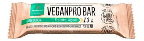 Kit 6x: Barra Proteína Veganpro Baunilha E Nibs Nutrify 40g
