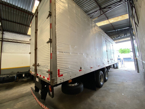 Imagem 5 de 15 de Caminhão Ford Cargo 2422 6x2 Bau 10,5 Metros Apenas 300.000k