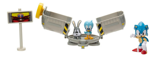 Sonic The Hedgehog Figura De Acción De 2.5 Diorama Claro A N