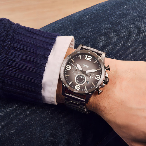 Relógio masculino Fossil Nate Analog Jr1437