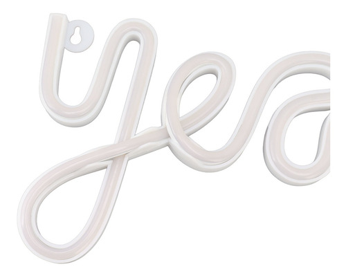 Letrero Led De Neón Con Forma De Sí Para Decoración De Pared