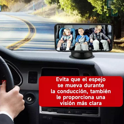 Espejo Retrovisor Para Coche De Vigilar Bebés 12x6cm