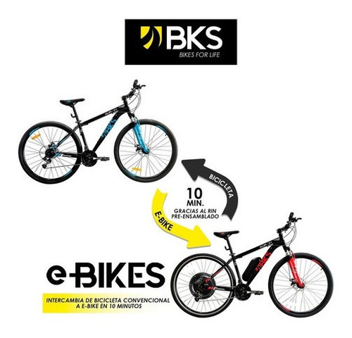 Imagen 6 de 7 de Kit Convertidor A Bicicleta Eléctrica Mtb 29 48v 1000w Bks