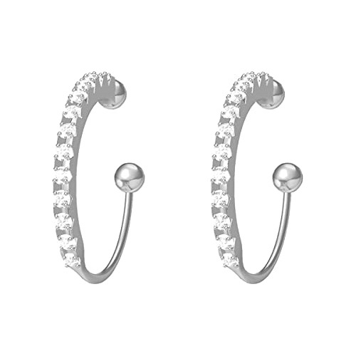 Aretes De Plata De Aro Falsos Con Circonita Cúbica