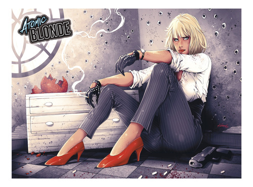 Poster Decorativo Novela Gráfica Y Película Atomic Blonde