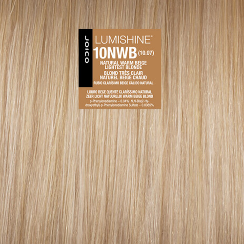 Tinte Beige de cabello con Peróxido decolorante Lumishine Joico - Rubio Clarísimo Beige Cálido Natural