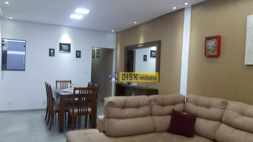 Sobrado Com 3 Dormitórios À Venda, 224 M² Por R$ 575.000 - Jardim Las Vegas - Santo André/sp - So0687