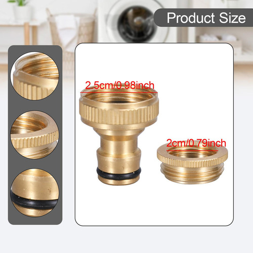 . Conector Rápido De Cobre Para Diámetro Interno De 2 Cm