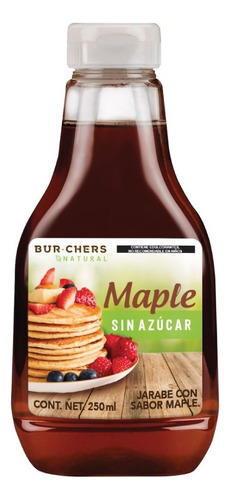 Jarabe Maple Sin Azúcar - 250 Ml Burchers Natural