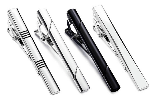 3 X 8x Clips De Corbata Moda Novio Novio Hombres Tie Bar