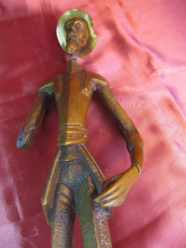 El Arcon Antigua Figura De Bronce Don Quijote 69514