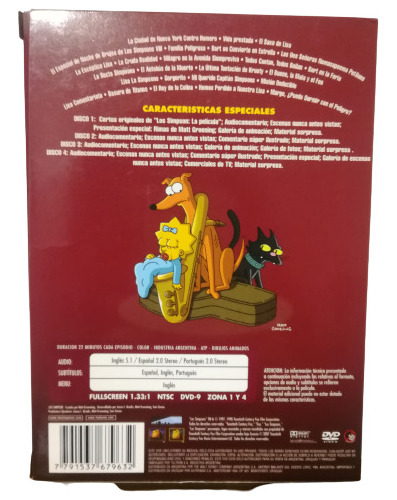 Los Simpsons Dvd Temporada 9 Original (Usado)