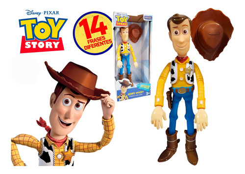 Boneco Woody Toy Story Xerife Brinquedo 