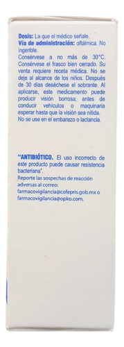 Tobramicina 3 Mg Oftálmico Gotero 15 Ml Genérico De Trazin